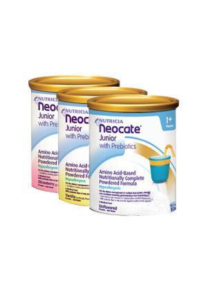 Neocate Junior with Prebiotics, Unflavored, Strawberry and Vanilla