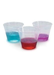 1 oz Cups Plastic Calibrated Medicine Cups in Ounces and Mil 