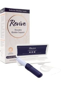 Image displaying box and contents for the Revive Reusable Bladder Support product