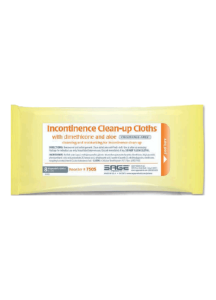 8 x 8 Incontinence Clean-Up Cloths