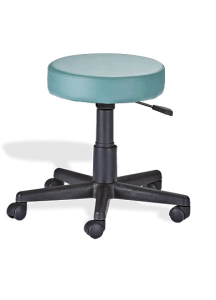 Pneumatic Stool with Padded Seat