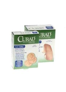 CURAD Fabric Adhesive Bandages, Latex Free Sterile