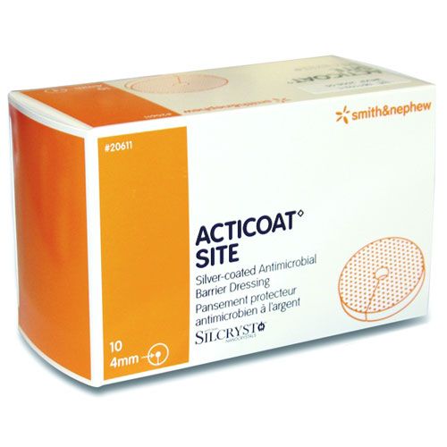 Smith & Nephew Acticoat Site Silver-Coated Dressing , 1 Inch Diameter -  20611 | Vitality Medical