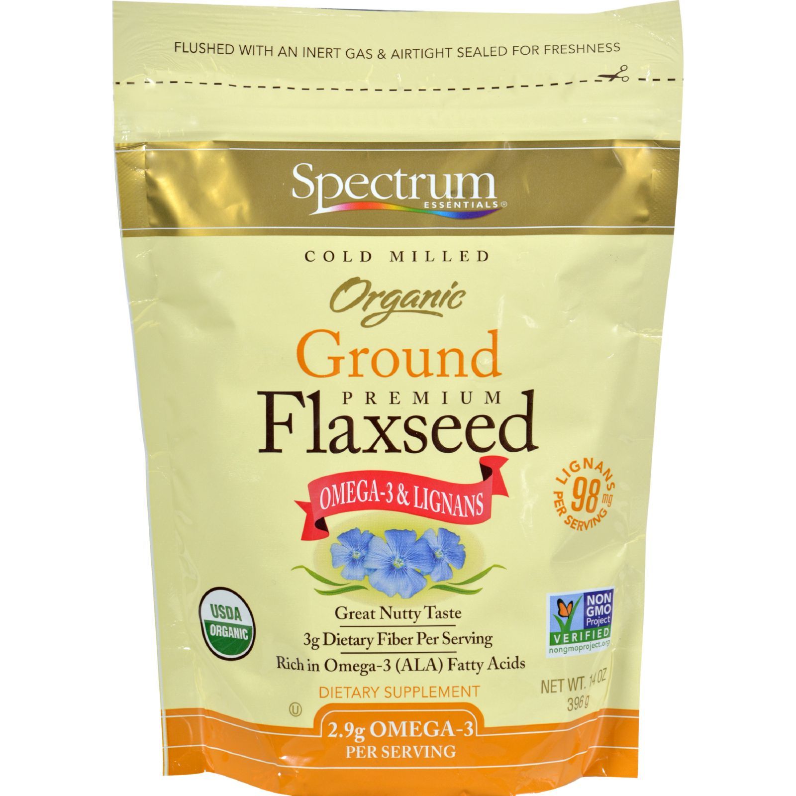 Spectrum Essentials Organic Ground Flaxseed Spectrum Essentials