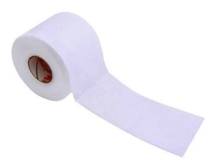 3M Durapore Silk Cloth NonSterile Hypoallergenic Medical Tape, White