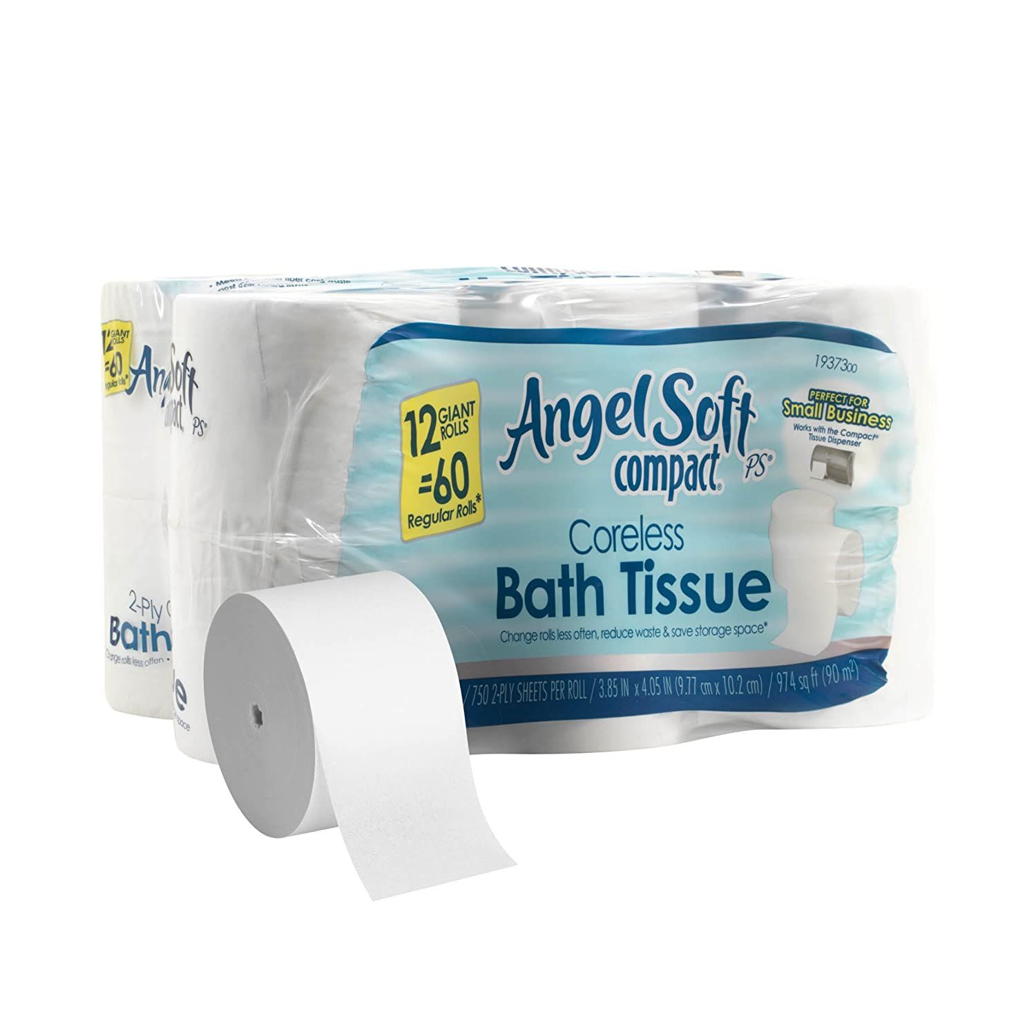 Angel Soft Compact Toilet Paper- 19371, 36 Rolls | Vitality Medical