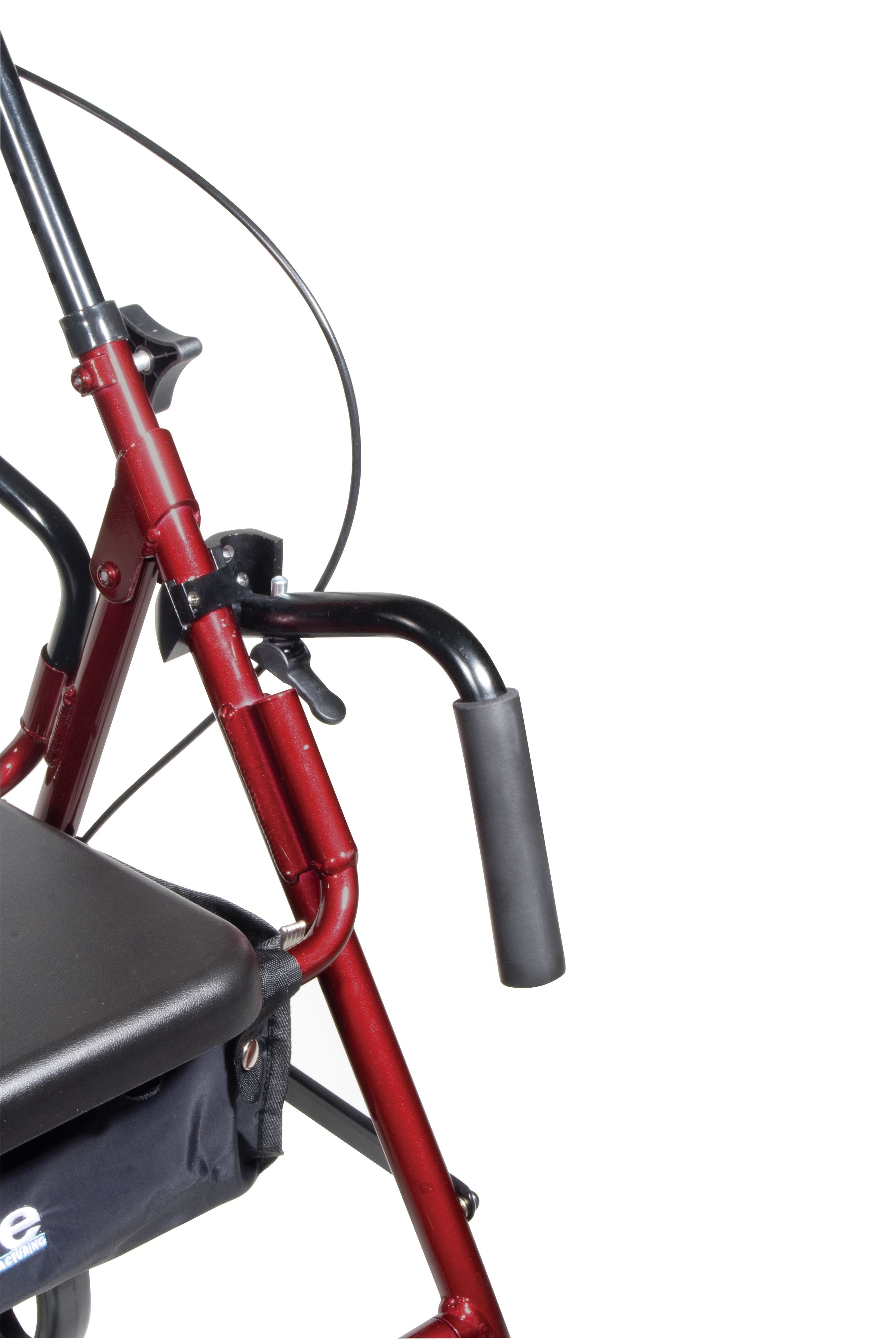 Duet Transport Chair Rollator by Drive 795B, 795BK, 795BU