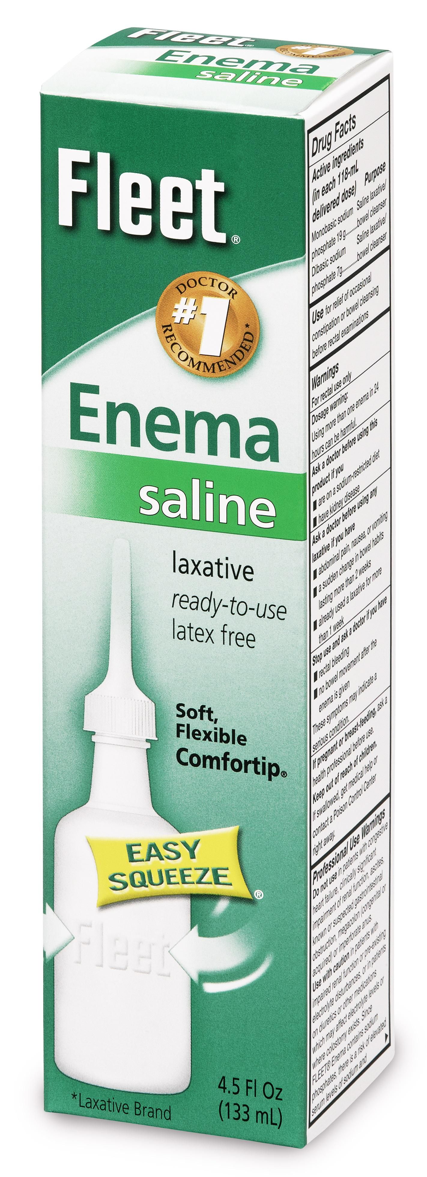 Buy Fleet Enema Saline Laxative Ready to Use Vitality Medical