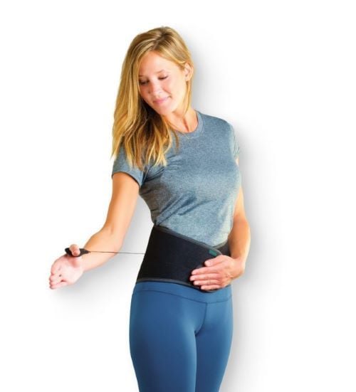 Aspen Lumbar Support Back Brace w/ Patented Pulley Tightening System