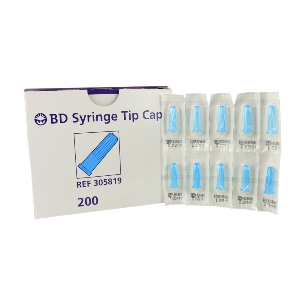 BD Syringe Tip Cap Luer & Slip Becton Dickinson 305819, 308341