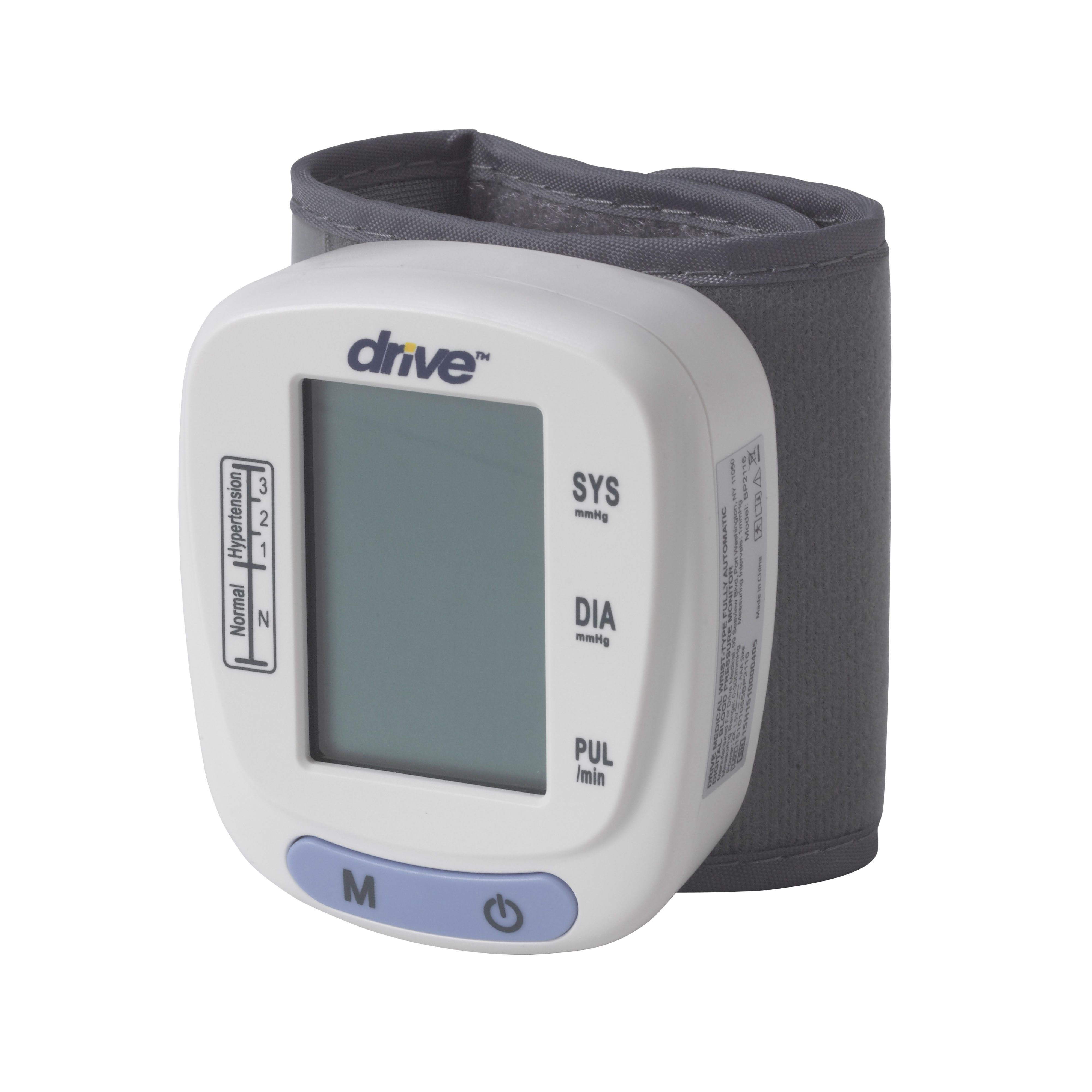 Automatic Blood Pressure Monitor Wrist Model Drive Medical