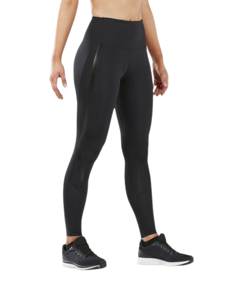 2XU Power Recovery Compression Tights - Large, Black/Green