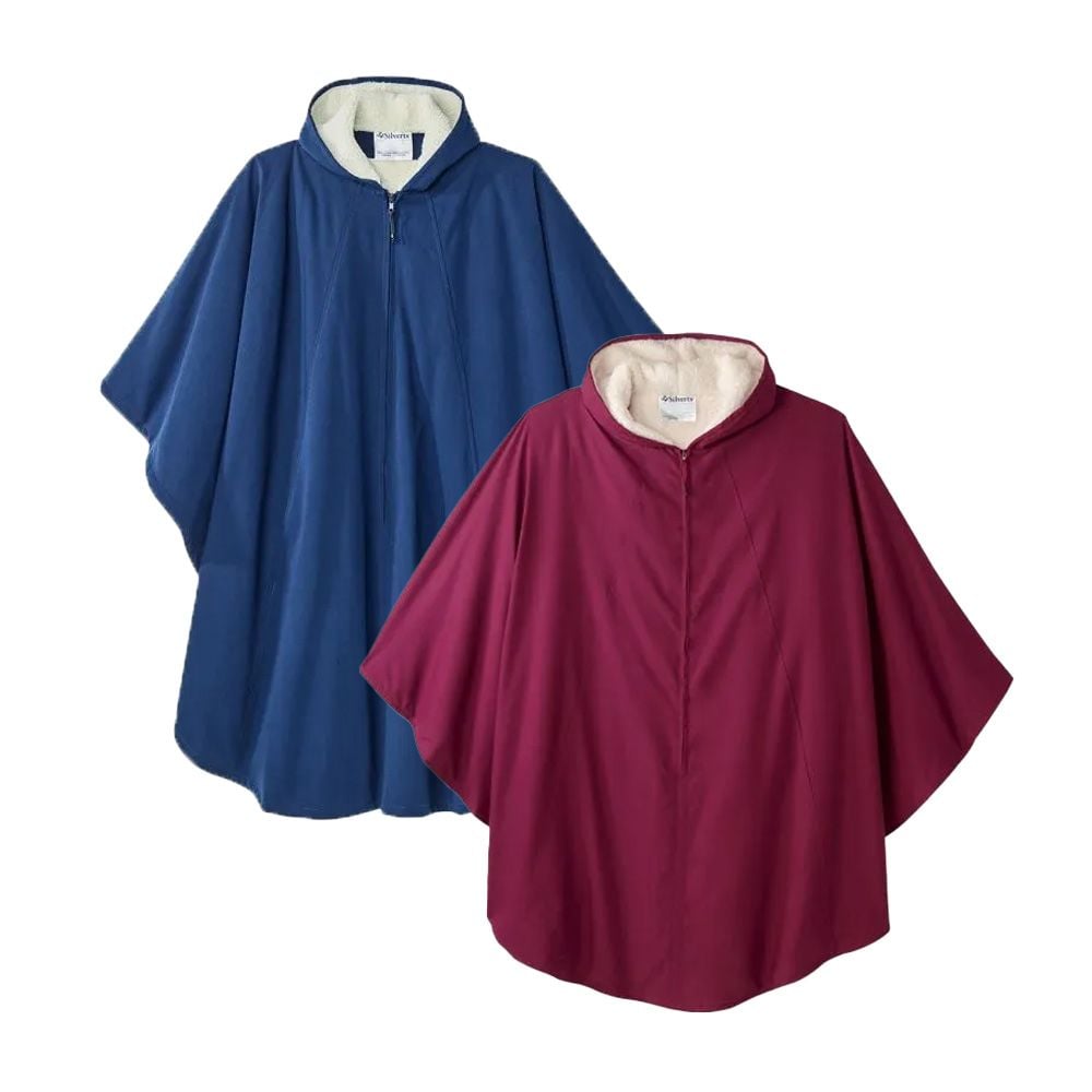 Silverts Warm Wheelchair Cape for Women & Men with Hood