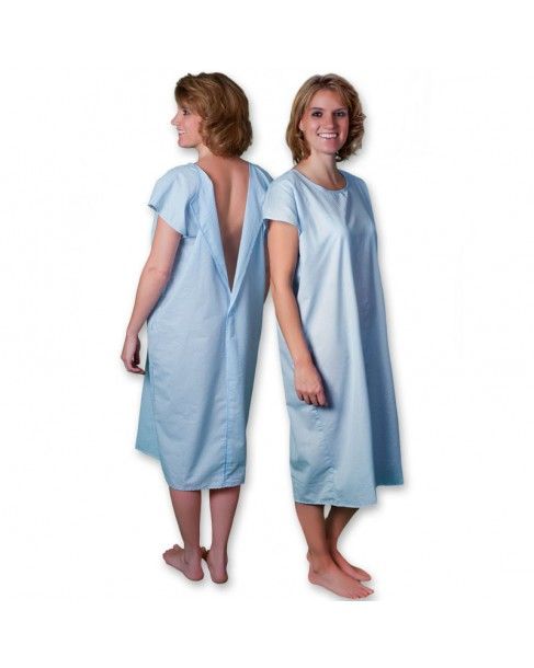 Back Opening Gowns  Patient gown Hospital gown Nursing fashion