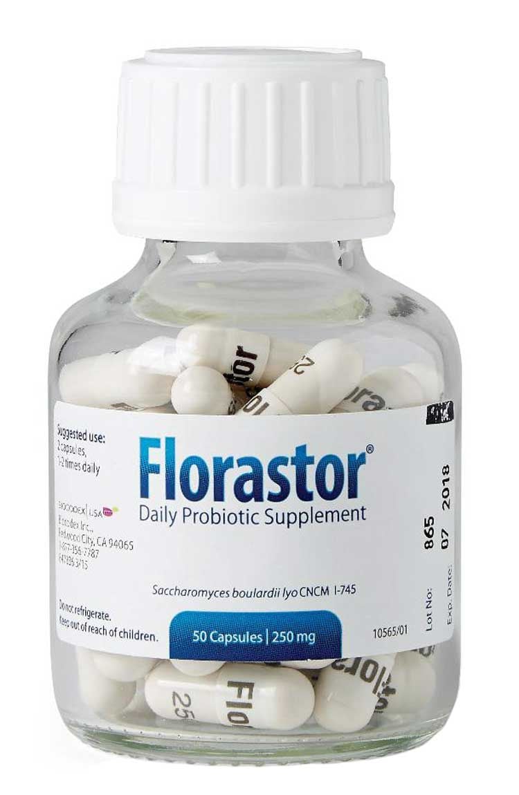 Florastor Daily Probiotic Supplement For Men and Women Digestive Health