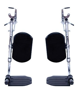 Invacare T94HAP, T94HCP Hemi Elevating Leg Rests w/ Padded Calf