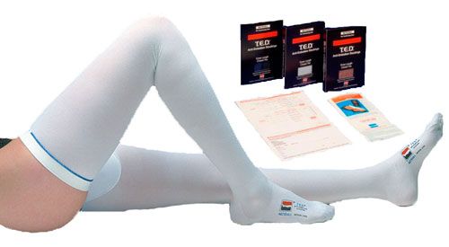 TED Hose Thigh High Closed Toe Anti-Embolism Compression Stockings