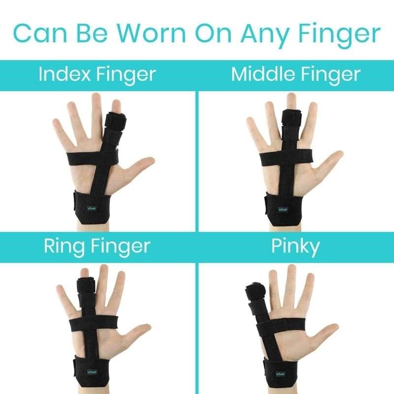 Vive Trigger Finger Splint Single or Dual Brace, Standard or Extended