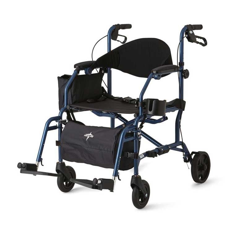 heavy duty rollator transport chair
