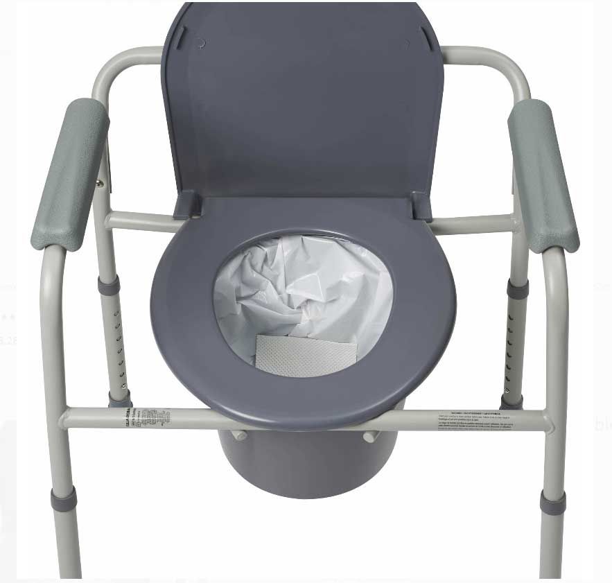 Medline Bedside Commode Liners, MDS89664LINER Vitality Medical