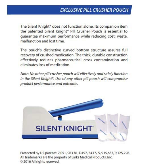 Crusher pill hotsell silent knight