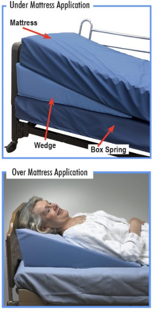 Bed Wedge with Half Roll Pillow - Welcome to Alpine Home Medical Equipment