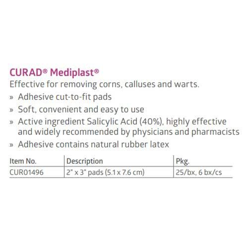CURAD MediPlast Corn, Callus & Wart Remover CUR01496H, CUR01496Z