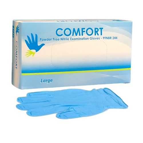 Comfort Nitrile 4 mil Exam Gloves - Powder Free