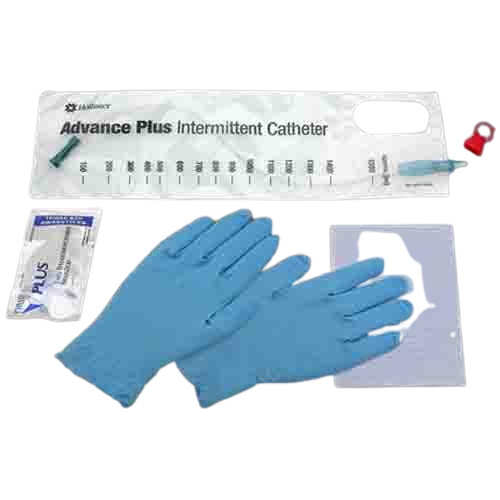 Advance Plus Intermittent Catheter Kit by Hollister - Catheter, Gloves, Drape, Swabs