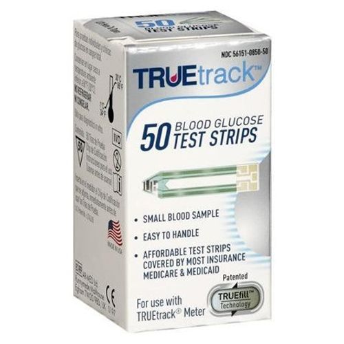 TRUETrack Blood Glucose Test Strips Box of 50 - A3H01-87