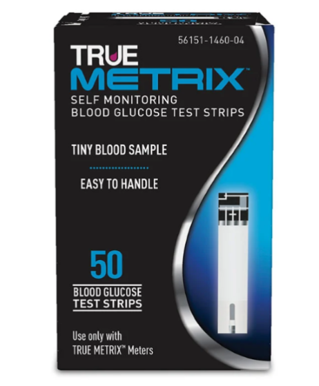 True Metrix Blood Glucose Test Strips