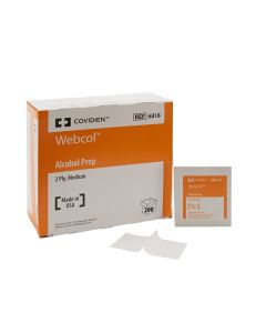Webcol Alcohol Prep Pad 6818