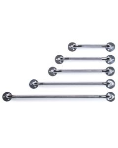Lumex Chrome Grab Bar, Knurled