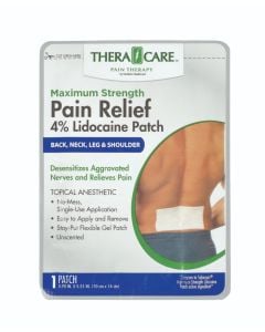 TheraCare Pain Relief 4% Lidocaine Patch - Maximum Strength