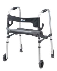 Drive Clever-Lite Folding Walker With Seat