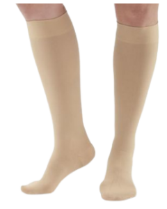 AW Style 291 Luxury Opaque 20-30 mmHg Closed Toe Knee Highs  
