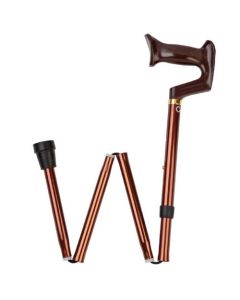 Adjustable Folding Cane with York Handle