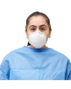 Medline Cone-Style N95 Surgical Respirator Mask, Regular or Small