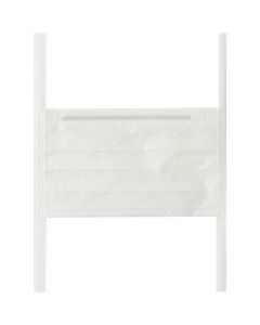 Medline ASTM Level 1 Surgical Mask with Hypoallergenic Filter and Ties, White