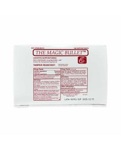 The Magic Bullet Suppository – 10 mg Bisacodyl Laxative, fast-acting relief for constipation