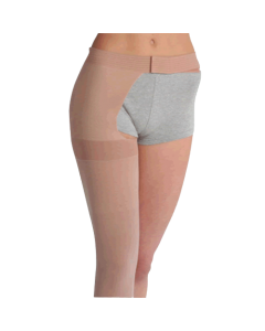 Juzo Soft 30-40 mmHg 2002 Thigh High Compression Stockings, Hip Attachment OPEN TOE  