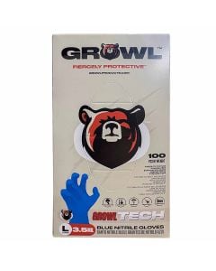 Growl Nitrile 3.5 mil Gloves - Powder Free Exam Glove