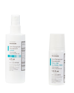 McKesson Anti-Perspirant Deodorant Spray and Roll-On 