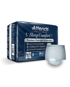 Attends Sleep Comfort Premium Overnight Underwear - S-2XL