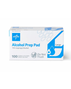 MDS090670 Medline Alcohol Prep Pad, Large 