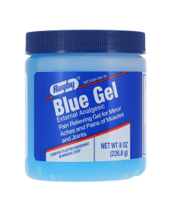 Rugby Blue Topical Pain Relief 2% Menthol Gel - 8 Oz.