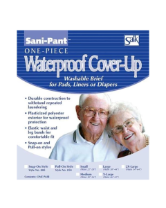 Salk Sani-Pant Pull-On Waterproof Cover Up Briefs

