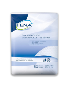 TENA Dry Washcloths