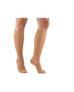 TRUFORM Women's LITES Knee High Support Stockings 15-20 mmHg, Beige