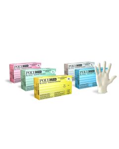 Polymed Latex Examination Gloves